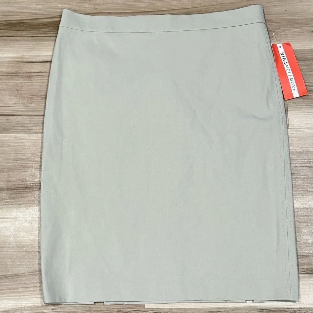 NEW Nina Mclemore Equestrian Stretch Cotton Ketchum Skirt Tan Women’s 12